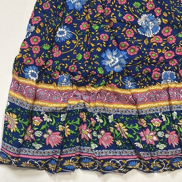 Bohemian Floral Pattern Dress - Picture 11 of 16